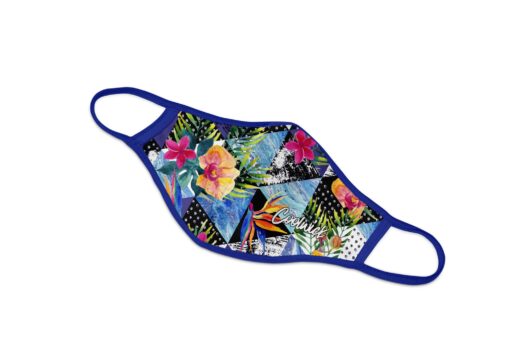 Coolwick Tropical Diamonds Dye Sublimated Mask - Image 2