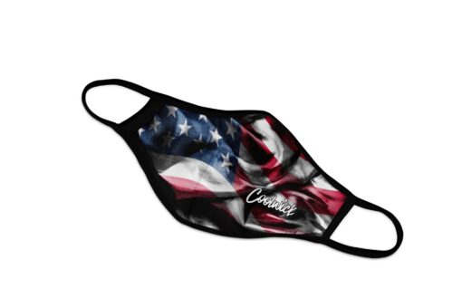 Coolwick USA Distressed Dye Sublimated Mask - Image 2