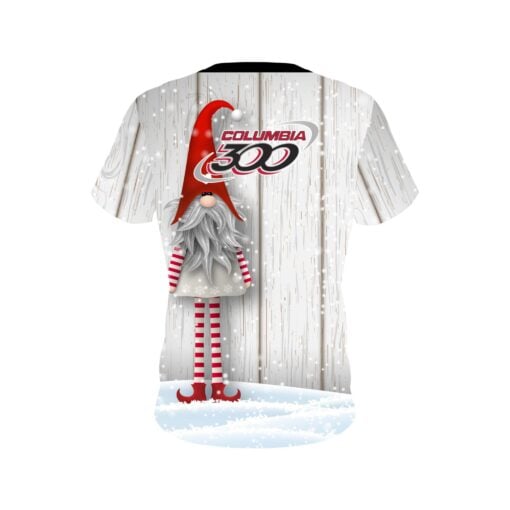 Columbia 300 Gnomes Christmas Holiday Time Coolwick Bowling Jersey - Image 2