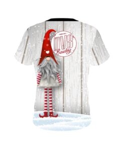 Alternative view of DV8 Gnomes Christmas Holiday Time Coolwick Bowling Jersey