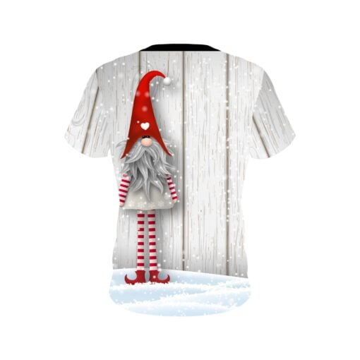 Plain Gnomes Christmas Holiday Time Coolwick Bowling Jersey - Image 2