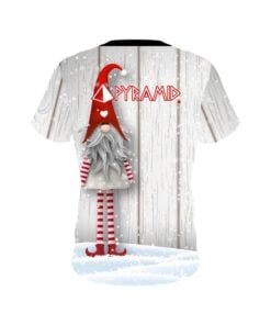 Alternative view of Pyramid Gnomes Christmas Holiday Time Coolwick Bowling Jersey