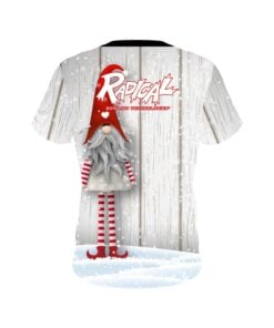 Alternative view of Radical Gnomes Christmas Holiday Time Coolwick Bowling Jersey