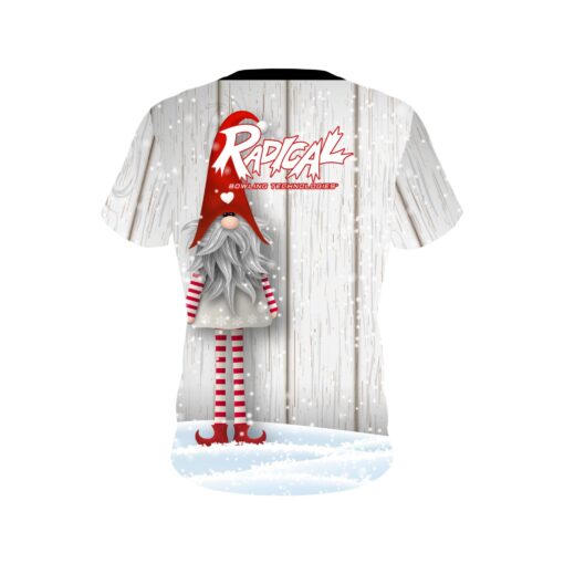 Radical Gnomes Christmas Holiday Time Coolwick Bowling Jersey - Image 2