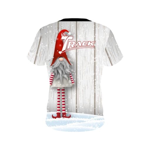 Track Gnomes Christmas Holiday Time Coolwick Bowling Jersey - Image 2