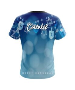 Alternative view of Signature Coolwick Hanukkah Holiday Time Bowling Jersey