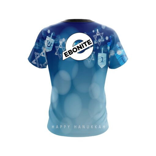 Ebonite Hanukkah Holiday Time Coolwick Bowling Jersey - Image 2