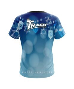 Alternative view of Track Hanukkah Holiday Time Coolwick Bowling Jersey