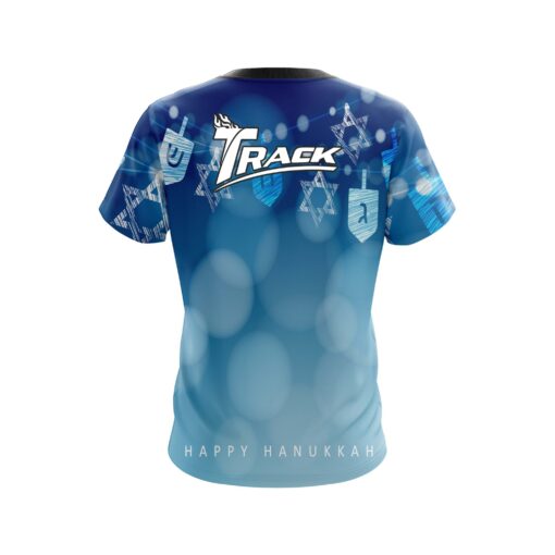 Track Hanukkah Holiday Time Coolwick Bowling Jersey - Image 2