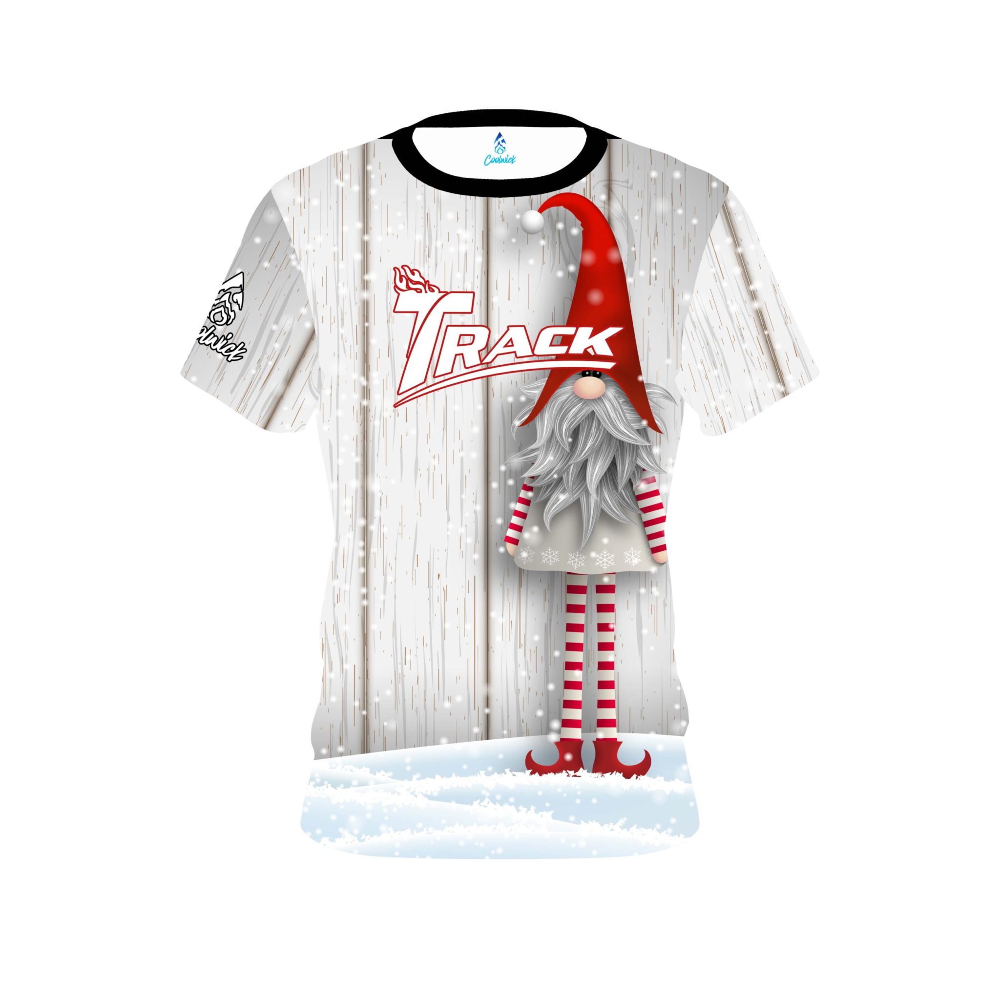 Track Gnomes Christmas Holiday Time Coolwick Bowling Jersey