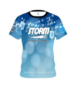 Storm Hanukkah Holiday Time Coolwick Bowling Jersey