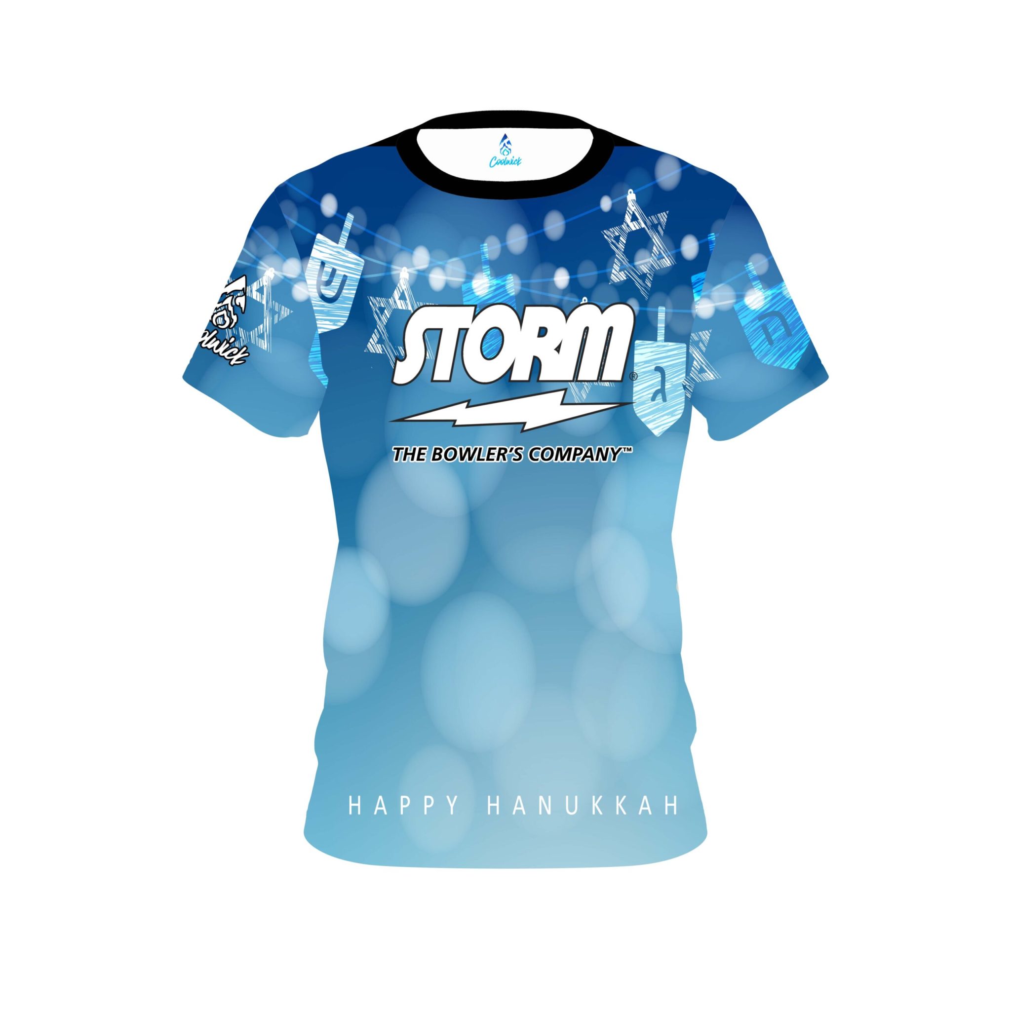 Storm Hanukkah Holiday Time Coolwick Bowling Jersey
