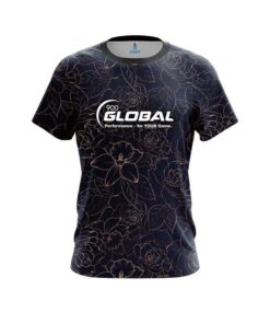 900 Global Navy rose gold CoolWick Bowling Jersey