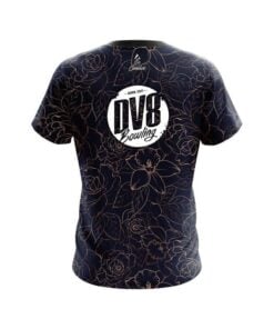 Alternative view of DV8 Navy rose gold CoolWick Bowling Jersey