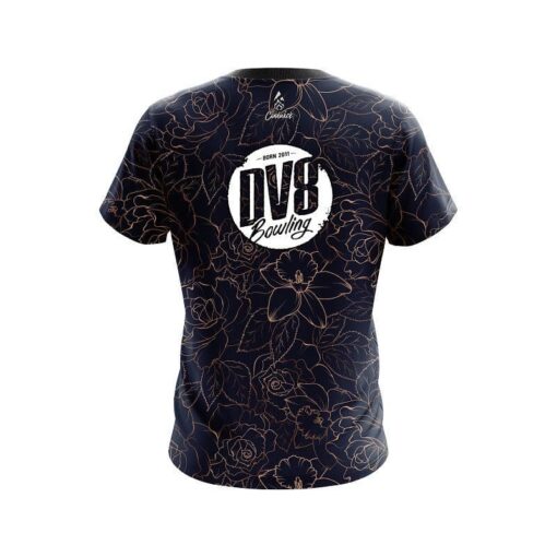 DV8 Navy rose gold CoolWick Bowling Jersey - Image 2