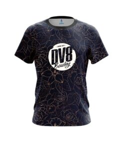 DV8 Navy rose gold CoolWick Bowling Jersey