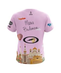 Alternative view of Maria Bulanova Russia CoolWick Bowling Jersey