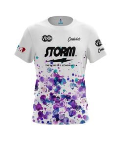 Maria Bulanova White Splatter CoolWick Bowling Jersey