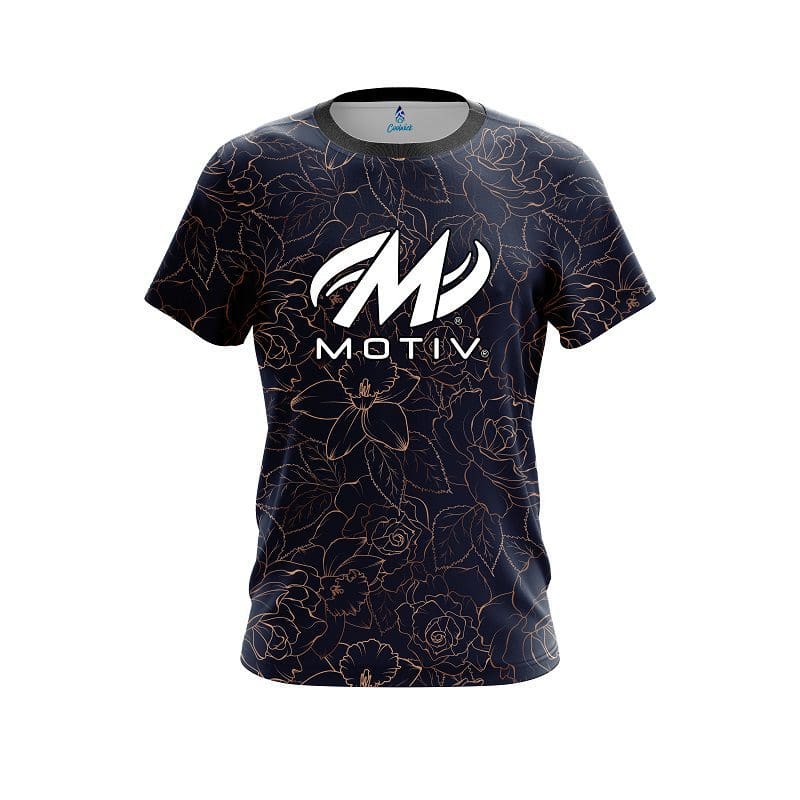 Motiv Navy rose gold CoolWick Bowling Jersey
