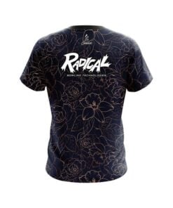 Alternative view of Radical Navy rose gold CoolWick Bowling Jersey