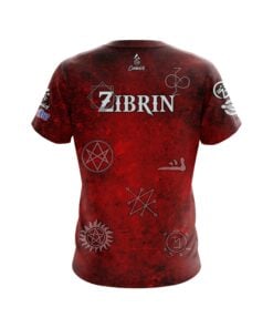 Alternative view of Stephanie Zibrin Symbols Replica CoolWick Bowling Jersey