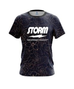 Storm Navy rose gold CoolWick Bowling Jersey