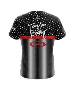 Alternative view of Storm Taylor Bailey Stripes Polka Dots CoolWick Bowling Jersey