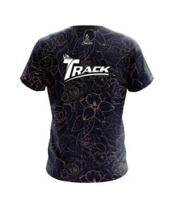 Alternative view of Track Navy rose gold CoolWick Bowling Jersey