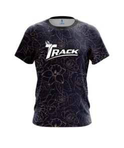 Track Navy rose gold CoolWick Bowling Jersey