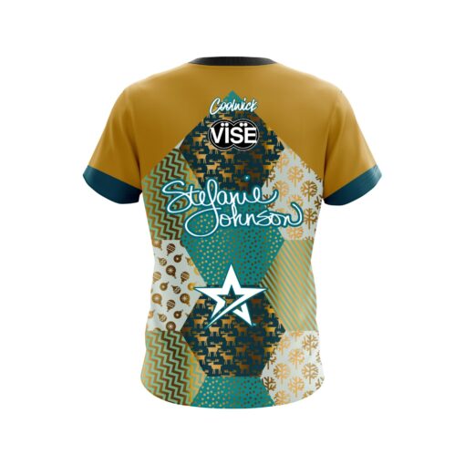 Stefanie Johnson Roto Grip Home for the Holidays CoolWick Bowling Jersey - Image 2