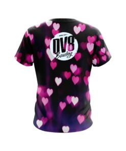 Alternative view of DV8 Valentines Hearts Coolwick Bowling Jersey