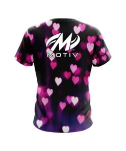 Alternative view of Motiv Valentines Hearts Coolwick Bowling Jersey