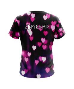Alternative view of Pyramid Valentines Hearts Coolwick Bowling Jersey