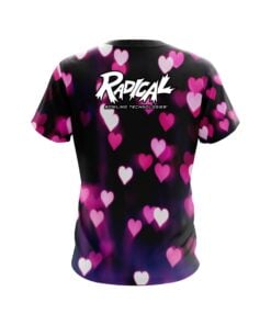 Alternative view of Radical Valentines Hearts Coolwick Bowling Jersey