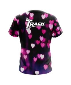 Alternative view of Track Valentines Hearts Coolwick Bowling Jersey