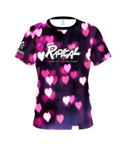 Radical Valentines Hearts Coolwick Bowling Jersey