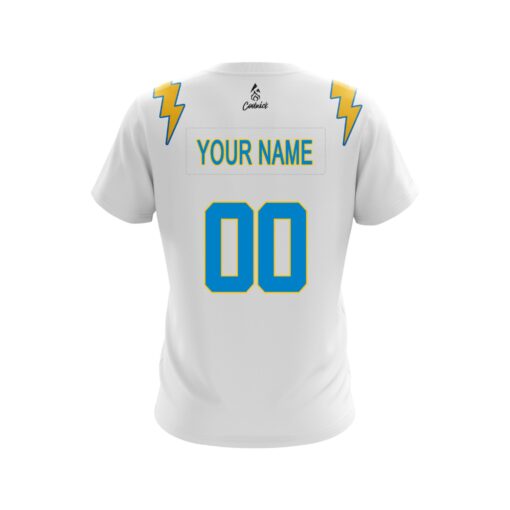 Los Angeles Light Blue Away Football CoolWick Bowling Jersey - Image 2