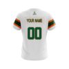 U Miami Away Football CoolWick Bowling Jersey - Image 2