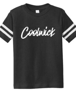 Coolwick Black Toddler Football Tee