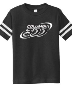 Columbia 300 Black Toddler Coolwick Football Tee