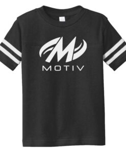 Motiv Black Toddler Coolwick Football Tee