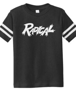 Radical Black Toddler Coolwick Football Tee