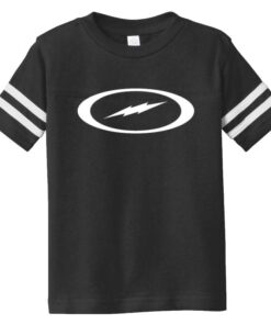 Storm Black Toddler Coolwick Football Tee