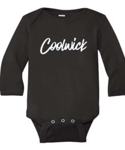 Coolwick Black Long Sleeve Baby Bodysuit