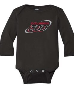Columbia 300 Black Long Sleeve Coolwick Baby Bodysuit