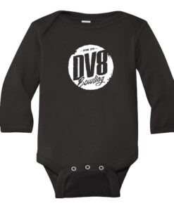 DV8 Black Long Sleeve Coolwick Baby Bodysuit