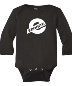 Ebonite Black Long Sleeve Coolwick Baby Bodysuit