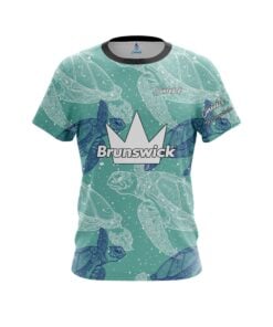 Brunswick Alyssa Ferraro Sea Turtle CoolWick Bowling Jersey