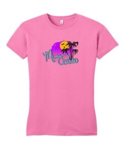 Coolwick Missy Parkin Womens True Pink Bowling Palms Bowling T-Shirt
