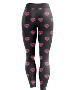 Alternative view of Pink Diamonds CoolWick Leggings